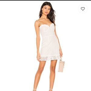 White eyelet dress
